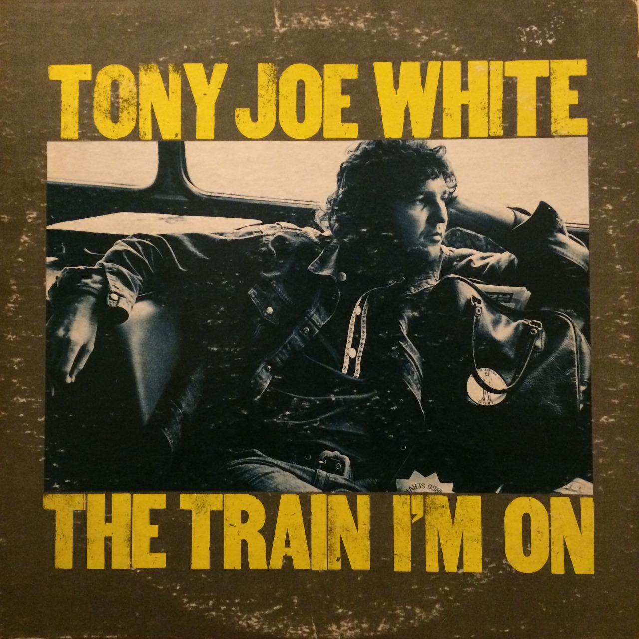 The Train I’m On, by Tony Joe White (Warner Bros. 1972). From a car boot sale in