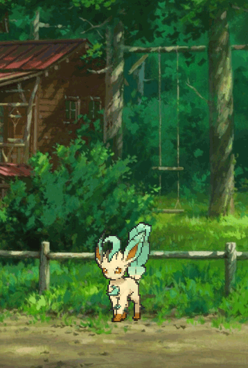 nurse-peach:eeveelutions // studio ghibli scenery