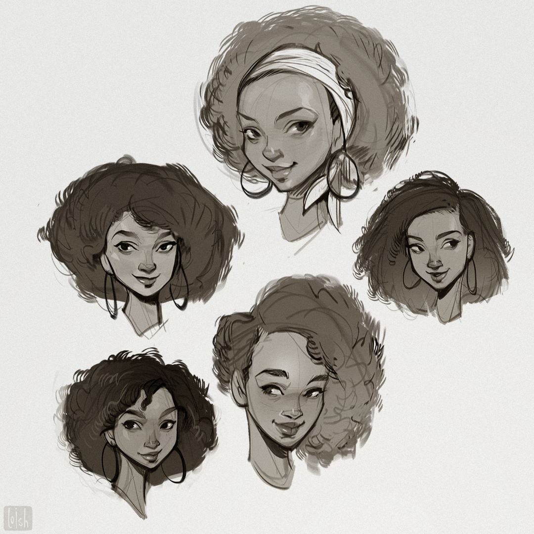 loish:  Here’s some art I made last year, when I created some characters for Amazon