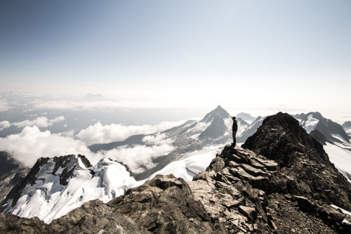 alpine-spirit:Echoed memories of a distant dreamAt the summit of mt. Dione. Tantalus Range BC Canada