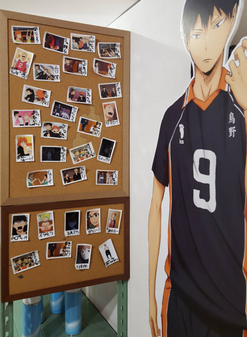 Here’s the Haikyuu!! area at J-World (Sunshine City in Ikebukuro). I dragged @siriex on New Years. T