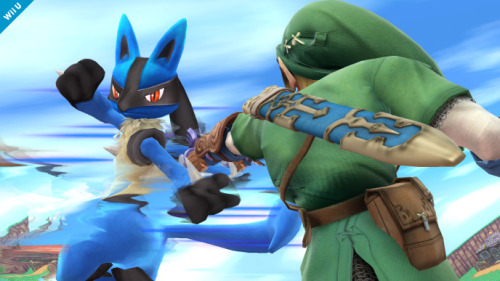 supersmashbrospics: Lucario Fights with the Power of Aura!