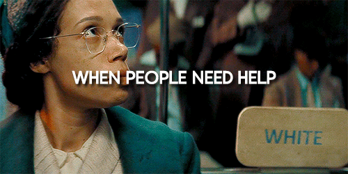 beccaland:runyouclevrboyandbeadoctor:I’m sorry. We have to not help her.Ow. That hurts.
