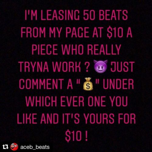 #Repost @aceb_beats with @get_repost・・・And before you nxggas get to calling me crazy just know that 