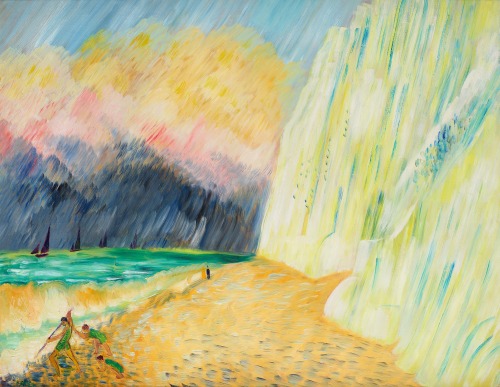 seaoflove:sigrid hjertén chalk cliffs (1935) 