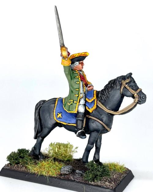 Marquis De Montcalm, a Christmas gift for my dad. Fun to paint an old historical model!