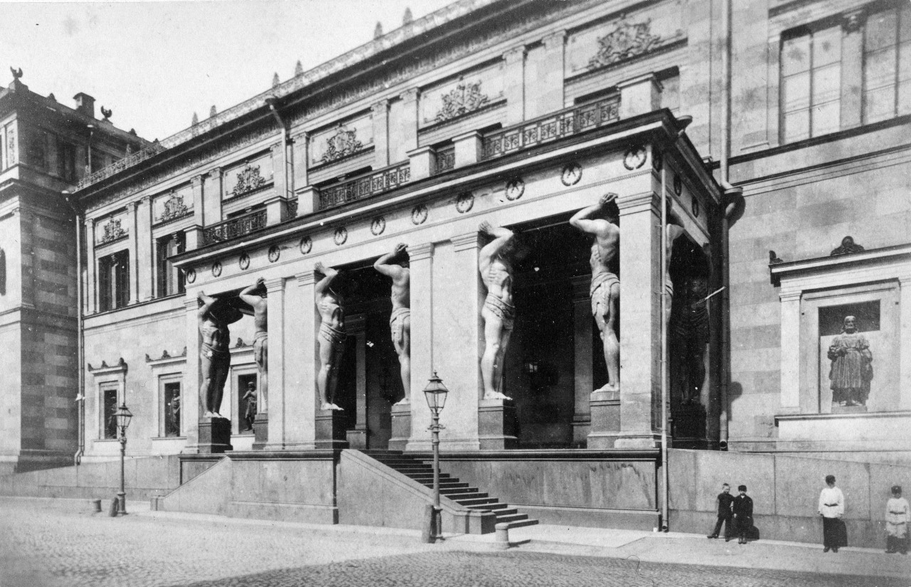 The entrance to the Hermitage, Saint Petersburg