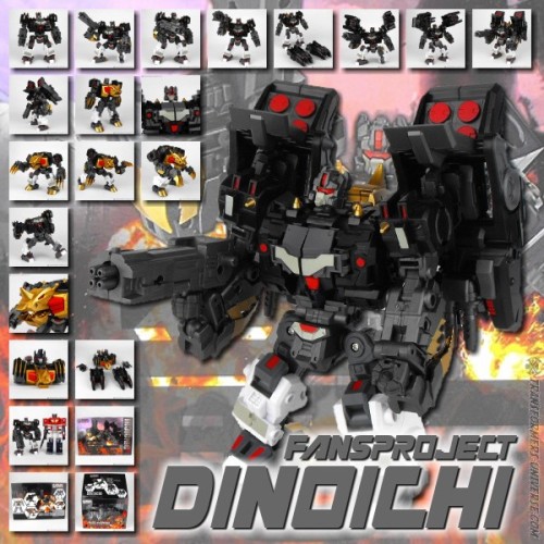 Our newest review is online, featuring the first of six Fansproject Dinoforce figures: Dinoichi, aka