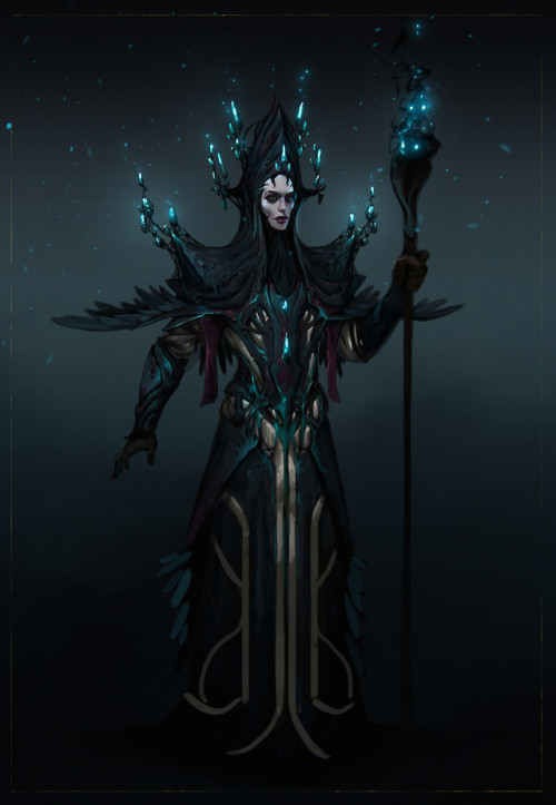 Sorceress  Uros Sljivic www.artstation.com/artwork/5aEOO