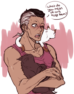 josukeban:  tfw u find stray cats in ur creepy