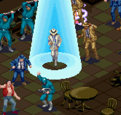 pixelclash:  Michael Jackson’s Moonwalker, arcade.