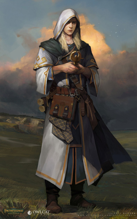 quarkmaster:  Tristian portraitFor Pathfinder: Kingmaker Owlcat Games Valeriy Vegera