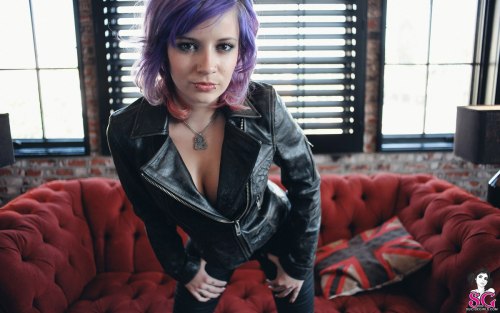 sglovexxx:  Tough on the Outside DATE: Jun 12, 2013   PHOTOGRAPHER: Cherry  RAMBO SAYS:  “Anyone who has met the beautiful KATHERINE knows that while she’s tough on the outside, she’s one of the sweetest, funniest, most down to Earth ladies on