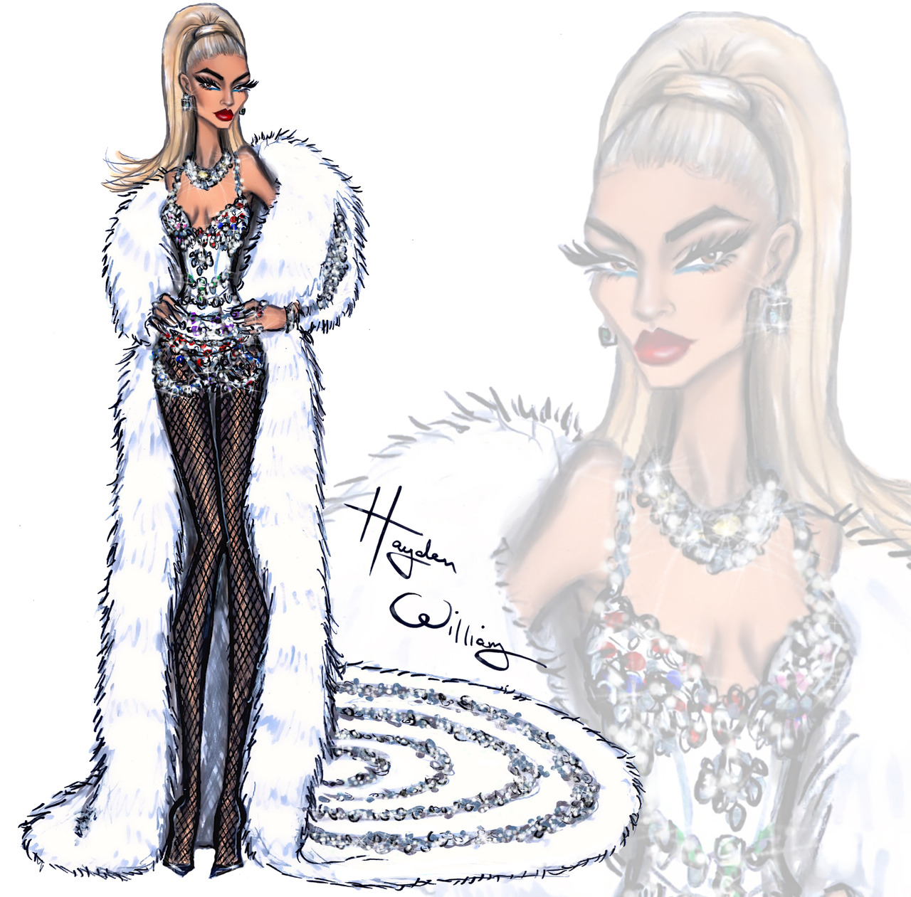 haydenwilliamsillustrations: Met Gala 2019 by Hayden Williams. Theme ...