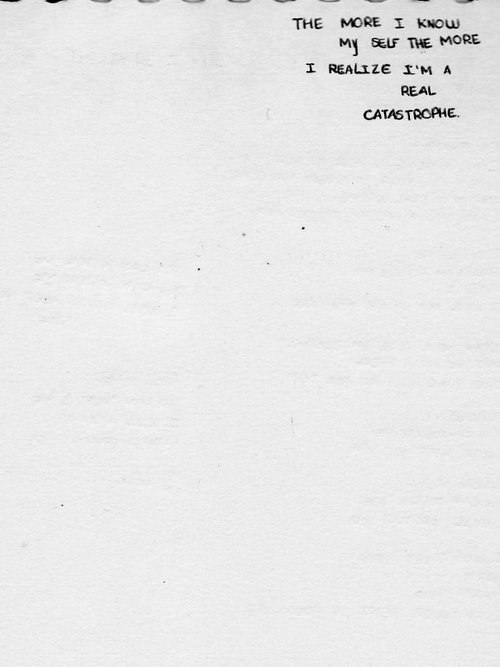 poetic-pics:The more I know myself…