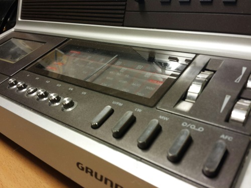 Grundig RF830, 1981 Radio Cassette Recorder with alarm clock