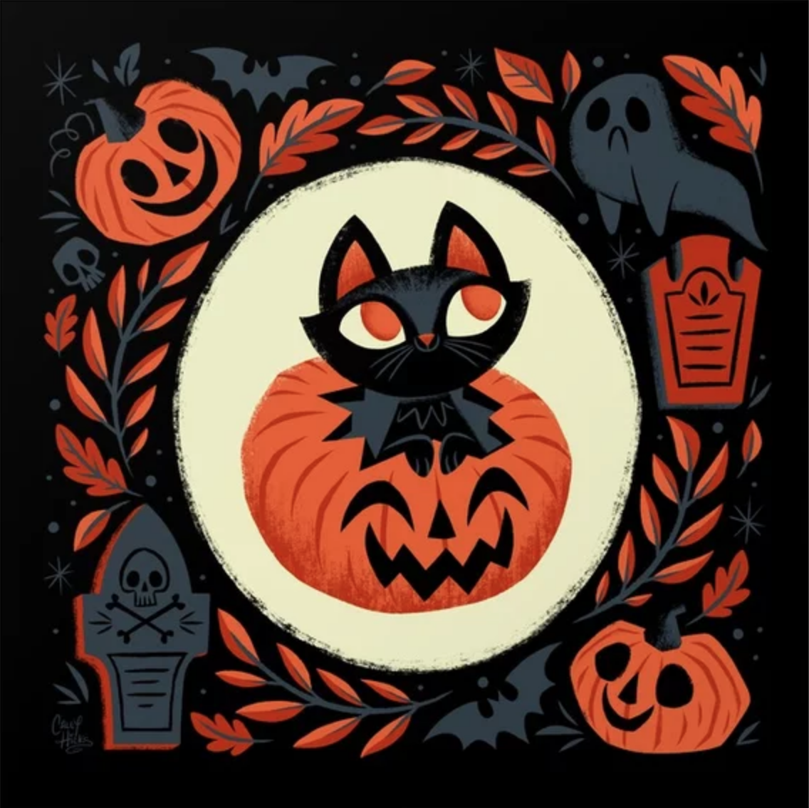 spookyfoxfashion: Cute Halloween Prints by There Will Be Cute x / x / x / x / xx