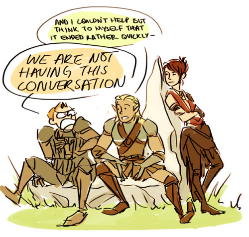 anaeolist:  actual conversations that happen in dragon age 