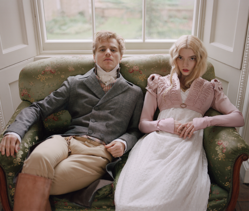 costumeloverz71: Anya Taylor Joy and Johnny Flynn in Vogue to promote the upcoming Emma movie..