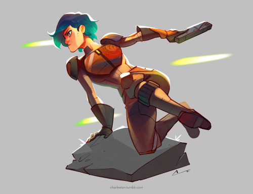 Porn photo charlestan:  Fan art of Sabine from Rebels.