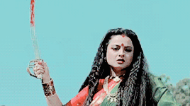 aamirkhn:“She wears strength and darkness equally well, the girl has always been half goddess, half 