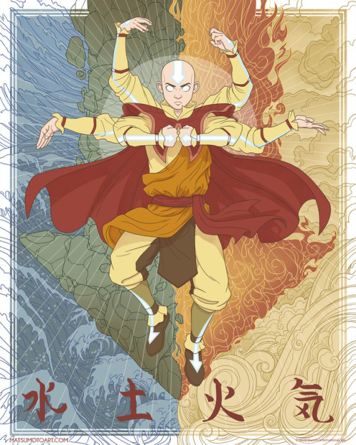 I’m happy to finally announce my officially licensed Avatar: The Last Airbender illustration! The fi