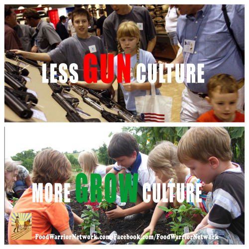 Kids need less GUN culture and more GROW culture.