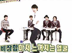 tienyeol:  b1a4’s girl group dance (○゜ε゜○)