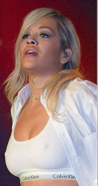 famoustits23:  193 RITA ORA Age 24. Bra size 34D Set number 193 from Famoustits23