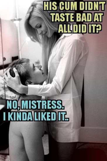 Captions of female dominance