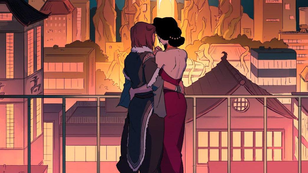 mistysutton:korra &amp; asami, turf wars issue #3