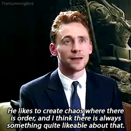 Tom On The Mischievous Side Of Loki, 11th October 2013