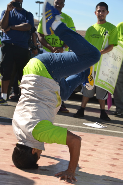 changewalmart:In Los Angeles, CA Walmart workers from 6 area stores went out on strike. They say t