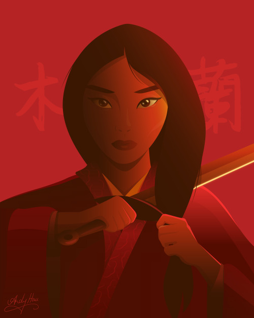 To celebrate the film’s upcoming release, here’s an illustration I created of Mulan! For those who h