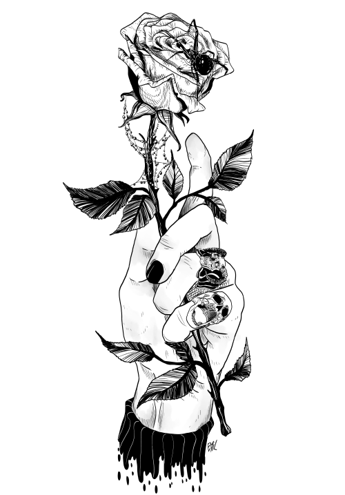 liverditty:  A rose for a corpse.I wanted to do some fanart of Corpse_Husband as I’ve been sucked into the simp hole. Edit: Since people seem to like this design a lot, you can get a sticker of it on my Redbubble if you’d like! :Dlemanosoar.redbubble.com 