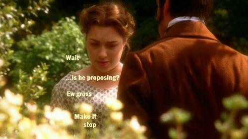 queensthiefofattolia:North & South: Margaret Hale reacts to men who are attracted to her(Because