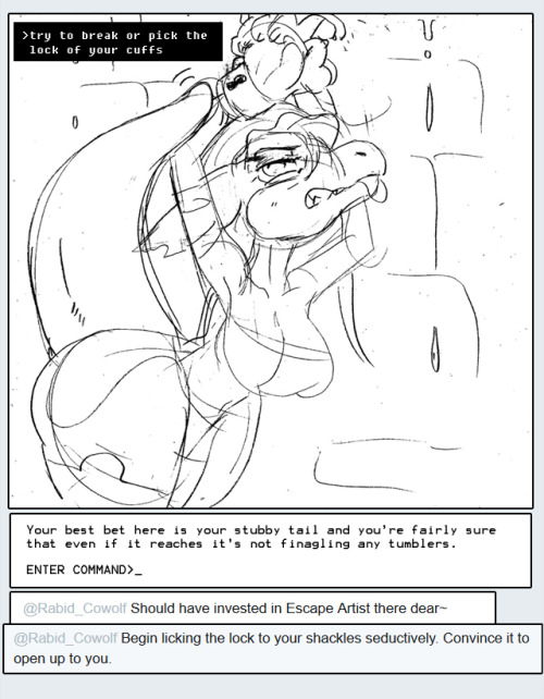rabidcowolf:A Kobold Story > Just a little Twitter CYOA game I played on Twitter a while back. Figured I’d compile it in easier to read format!