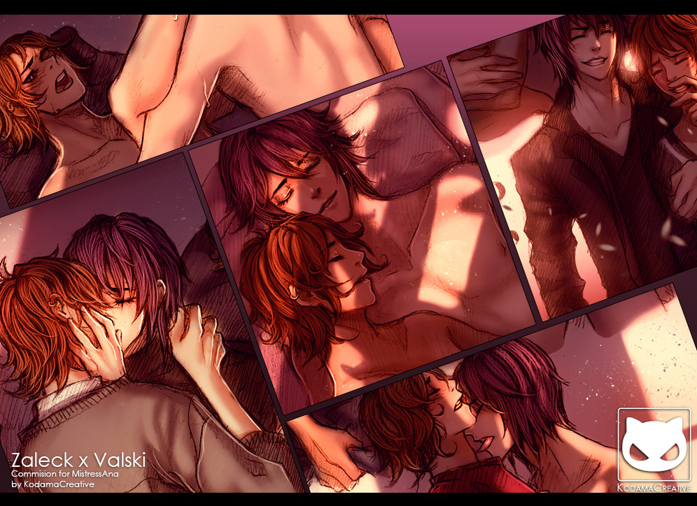 Yaoi Commission: Zaleck x Valski (PREVIEW) by Yaoi-World Another great drawing from