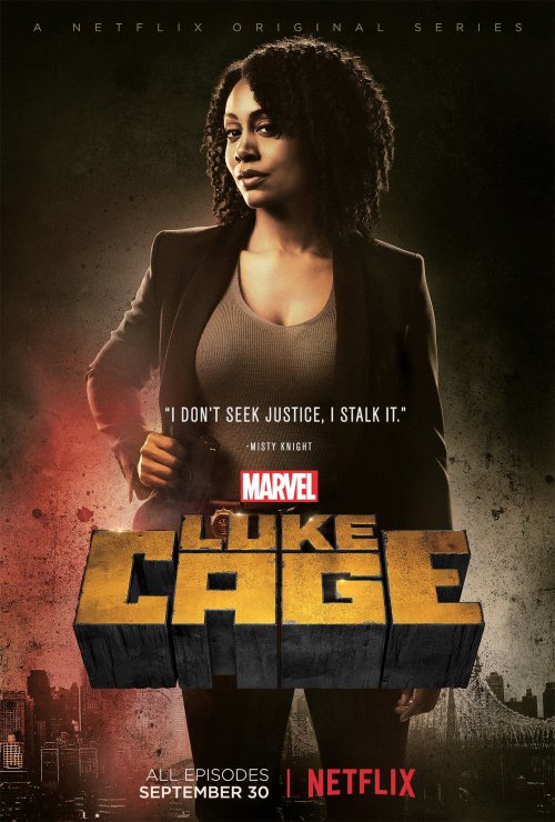 fuckyeahladiesofthemcu:New Promo Posters for Marvel’s Luke Cage feauring Misty Knight and Claire Tem