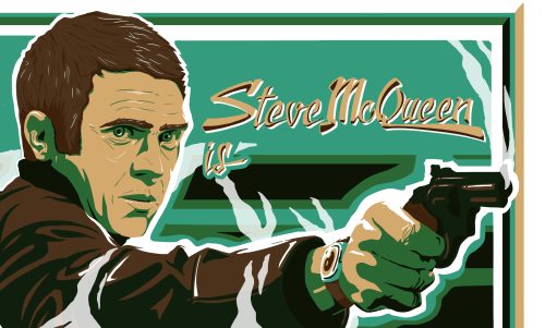 gauthiercolin:  Poster for the film Bullitt ( 110x40cm )