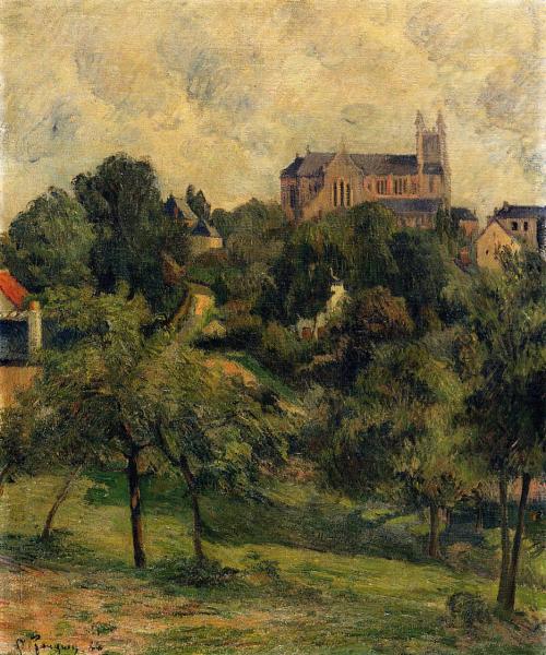 artist-gauguin:Notre Dame des Agnes, 1884, Paul GauguinMedium: oil,canvas