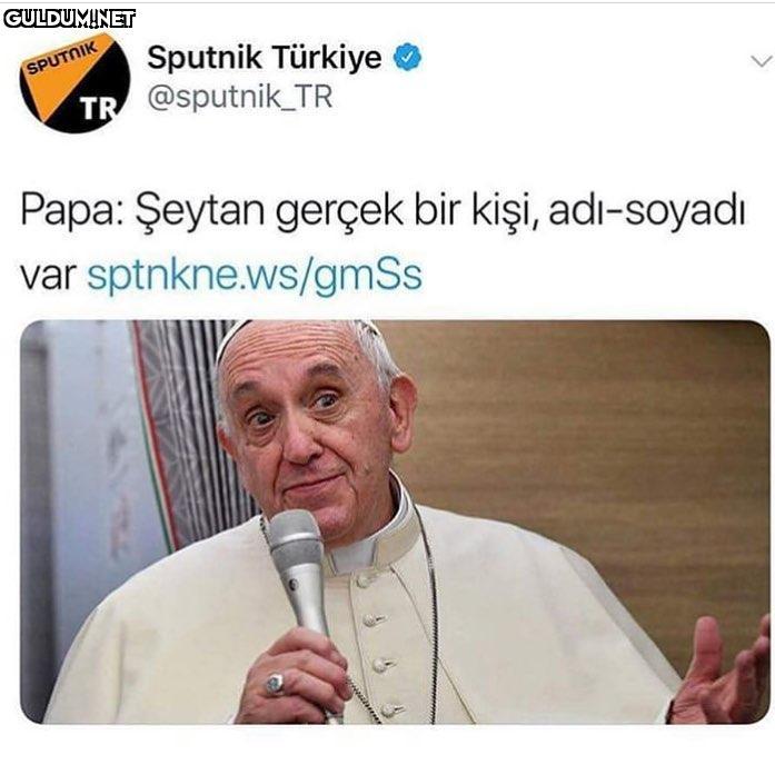 Papa: Şeytan gerçek bir...