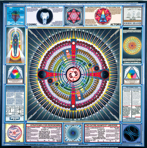 noise-vs-signal:A series of works by Paul Laffoley: Absolute Black. The Alchemy of Breathing. Alchem