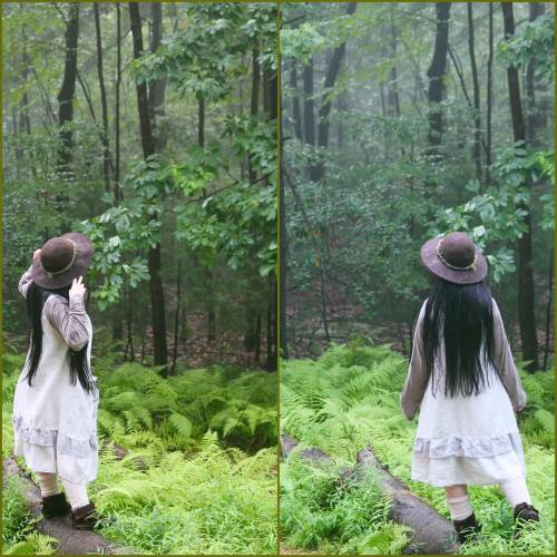 earthenspirit:Getting soaked {boots: very squashy, hair: terribly tangled, socks: quite mushy} and p