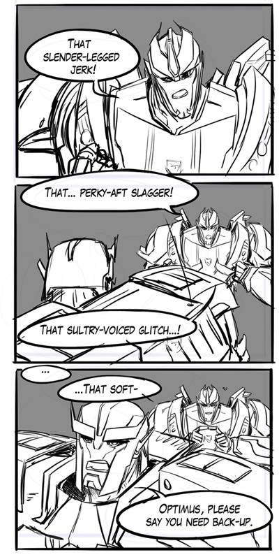 lesnee:  I’ve been wanting to draw that one since “New Recruit” aired. That