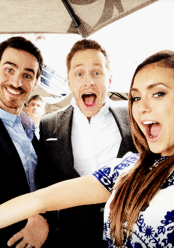 ninadobrevadaily:      Josh and  Colin social photobooth crashed by Nina      