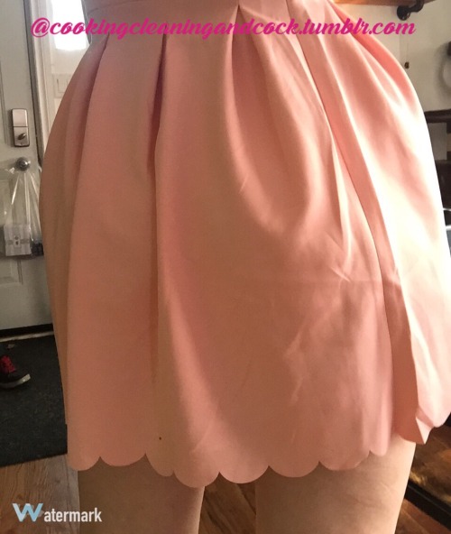 cookingcleaningandcock:  A huge thank you to @pawwolftiger pawwolftiger.tumblr.com for buying me an amazing Valentine’s Day gift! I love this dress! Not to mention when someone compliments me and asks where I got it it makes me so wet. Knowing Someone