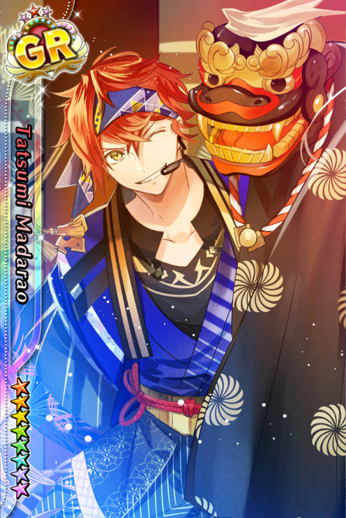 tsubakirindo:  The cards of the first part of Aichuu’s “New Years Scout”The other cards will be released with the second part, which will start on January 3rd. 
