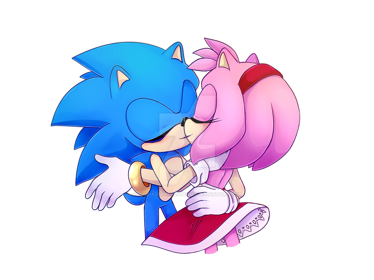 Kiss? [By Steffybs] : r/SonAmy