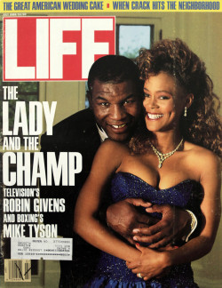 Mike Tyson &Amp;Amp; Robin Givens - Time Magazine, 1988